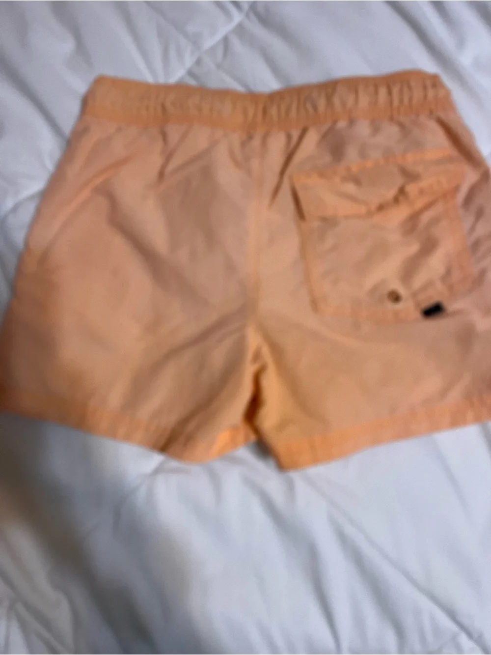 art class Peach Elastic Waist Kids Swim Trunks